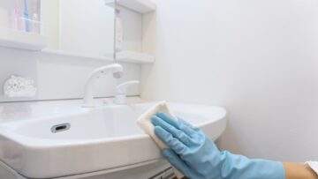 洗面台の掃除
