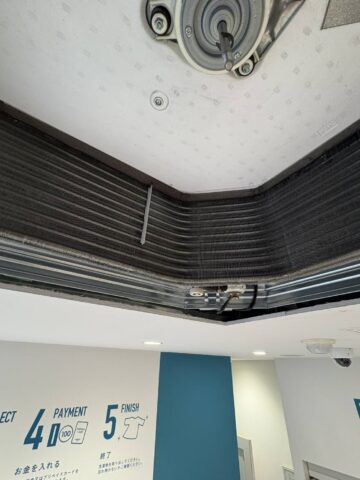 空調機の掃除後